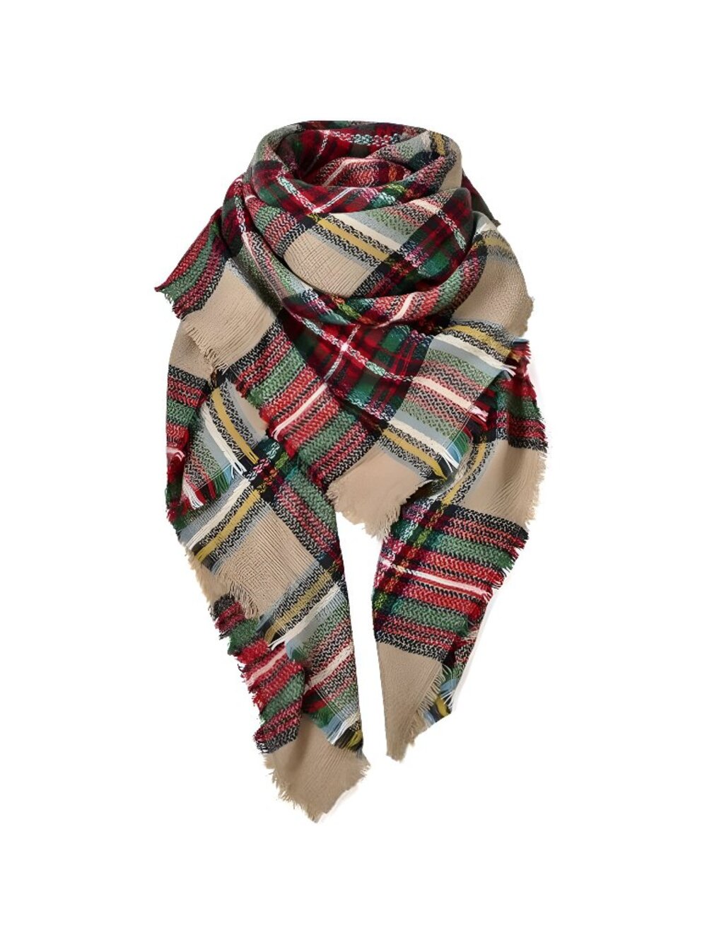 Winter Scarfs for Women - Plaid Scarf Chunky Large Blanket Wrap Shawl Scarves